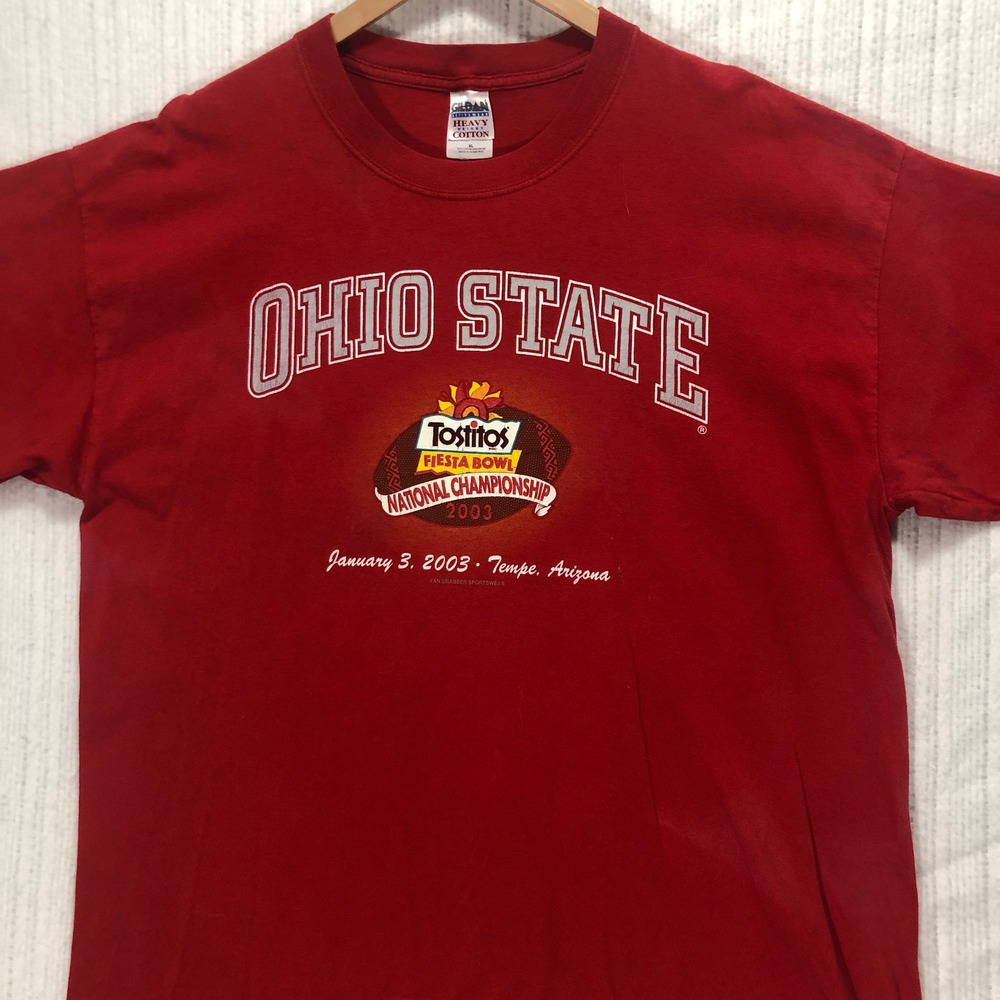 Gildan Ohio State Fiesta Bowl 2003 T-Shirt NCAA Football XL
